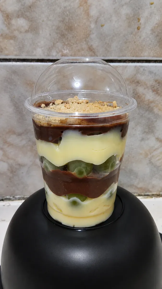 Copo de bombom de Uva Verde